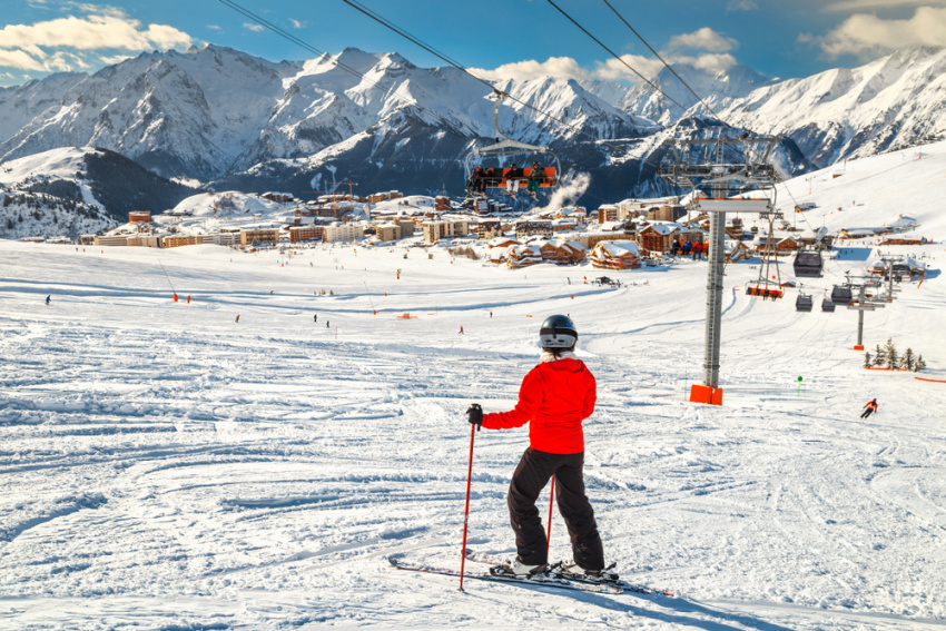 du lịch pháp – trải nghiệm trượt tuyết mùa đông nước pháp