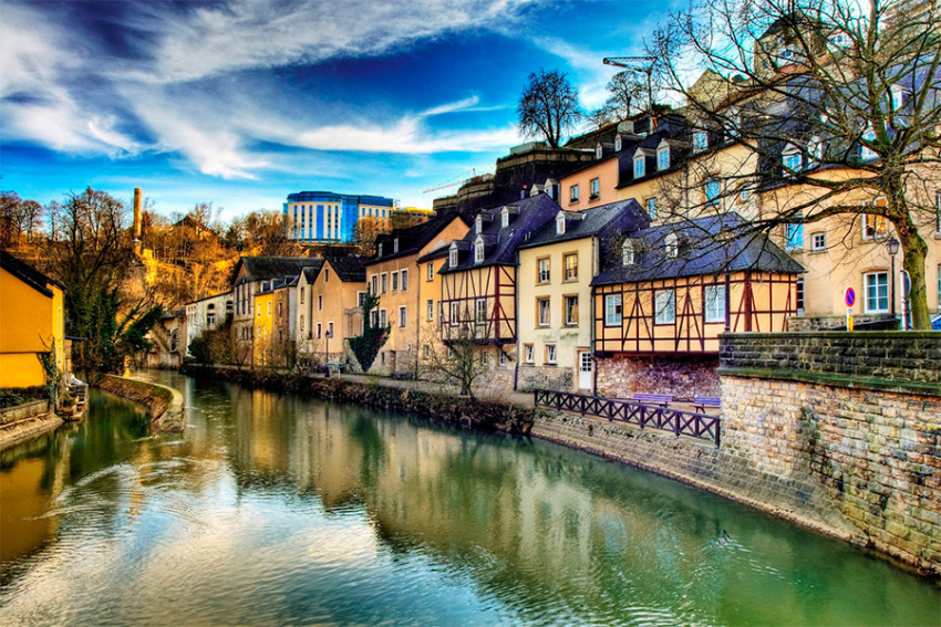 tour du lịch luxembourg tham quan khu phố cổ, thành phố luxembourg
