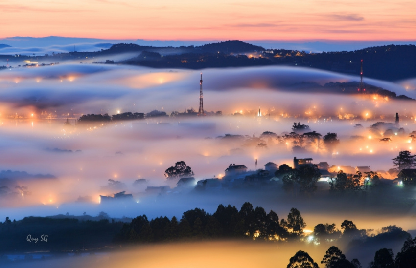 See the mist at 3 Dalat cafes with a view from above