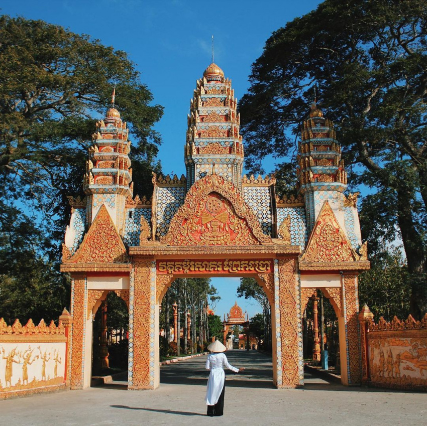 bac lieu, siamese temple, western travel, xiem can temple, xiem can pagoda, the most magnificent khmer temple in bac lieu