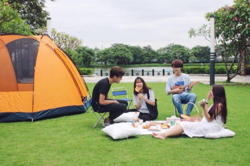 camping in hanoi, camping location, hanoi, picnic places in hanoi, 4 beautiful camping sites only about 1 hour drive from the center of hanoi