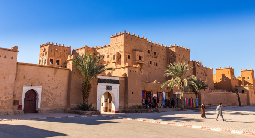 du lịch maroc tham quan thành cổ kasbah de taourirt