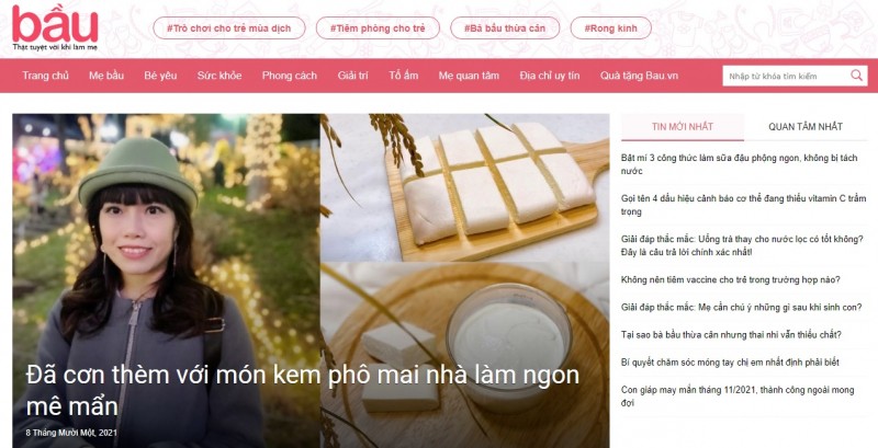 10 trang web hữu ích nhất dành riêng cho người làm mẹ