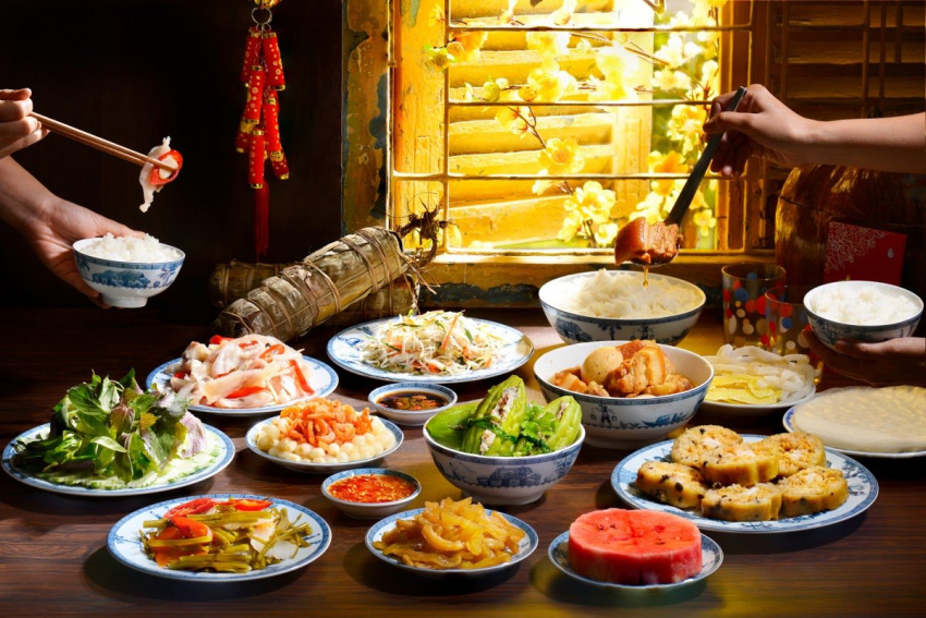 cuisine, southern tet tray, tet food, tet tray, tet tray of the southern people miền, whether rich or poor, the southern tet feast cannot be complete without these dishes