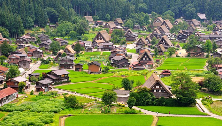 Khám phá những ngôi làng cổ tích khi đi du lịch Nhật Bản