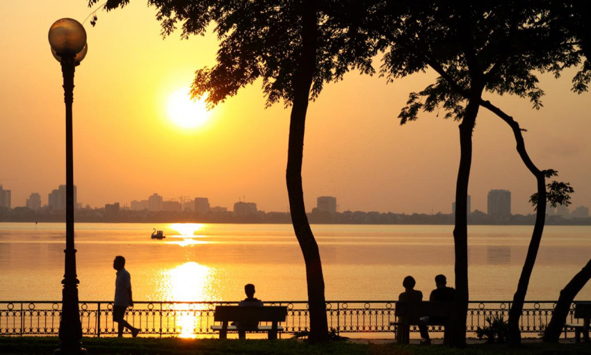 autumn in ha noi, hanoi specialties, hanoi winter, travel experience, west lake sunset, watching is drunk, virtual living is great!