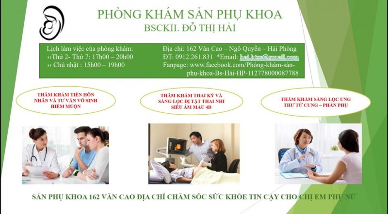 7 phòng khám sản phụ khoa uy tín nhất tại hải phòng