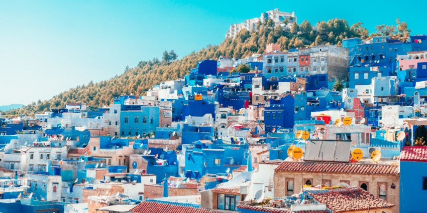 Chefchaouen – The city has a peaceful blue color like the sky of Morocco