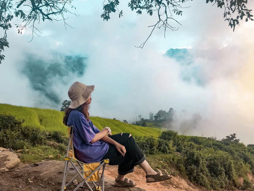 cloud hunting, travel near hanoi, vietnam tourism, weekend travel, winter travel, famous rattan hunting spots, satisfying the dream of travel enthusiasts