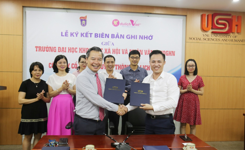 Du Lịch Việt và Trường ĐH KHXH&NV Hà Nội Ký kết Hợp tác Đào tạo Cung ứng Nguồn nhân lực chất lượng cao