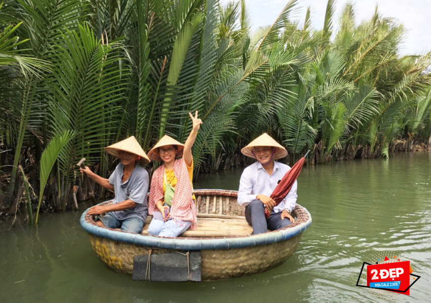 cam thanh coconut forest, cam thanh seven-acre coconut forest, hoi an coconut forest, seven acres of coconut forest in hoi an, cam thanh seven-acre coconut forest, a new tourist destination not to be missed in hoi an