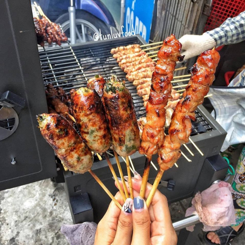 cuisine, culinary elite, grilled ham, hanoi cuisine, streets cuisine, it’s cool, you must try an addictive specialty: grilled cartilage!