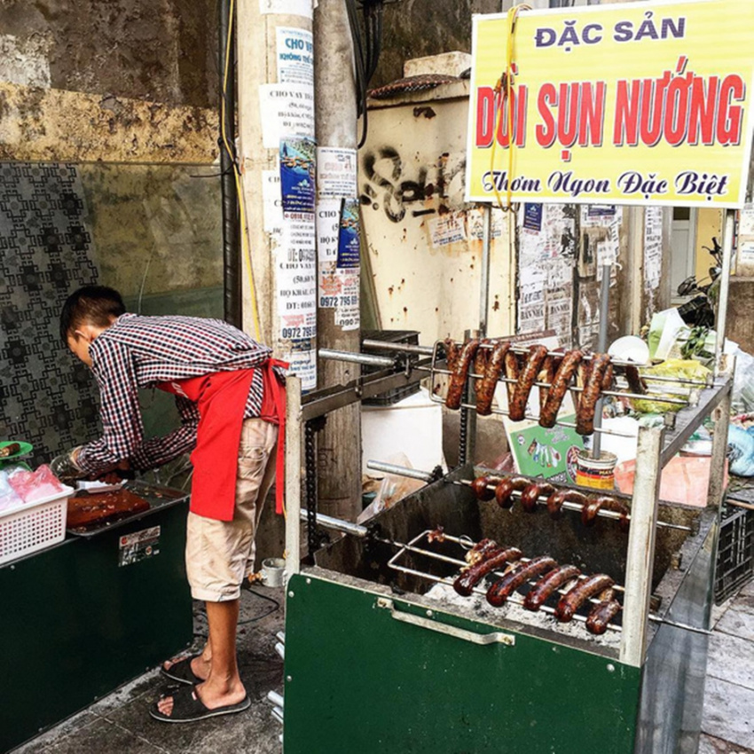 cuisine, culinary elite, grilled ham, hanoi cuisine, streets cuisine, it’s cool, you must try an addictive specialty: grilled cartilage!