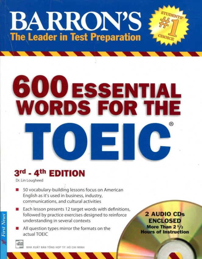 10 giáo trình toeic hay nhất cho người có cấp độ từ 0 - 500