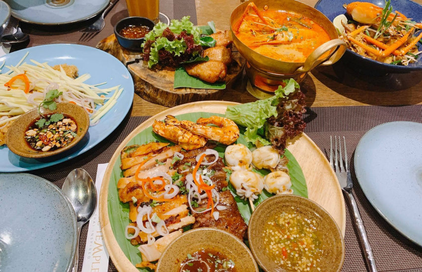 casual restaurant in saigon, high-class restaurant in saigon, saigon cuisine, saigon delicacies, thai cuisine, travel to thailand, spice temple, the destination for thai food lovers in saigon