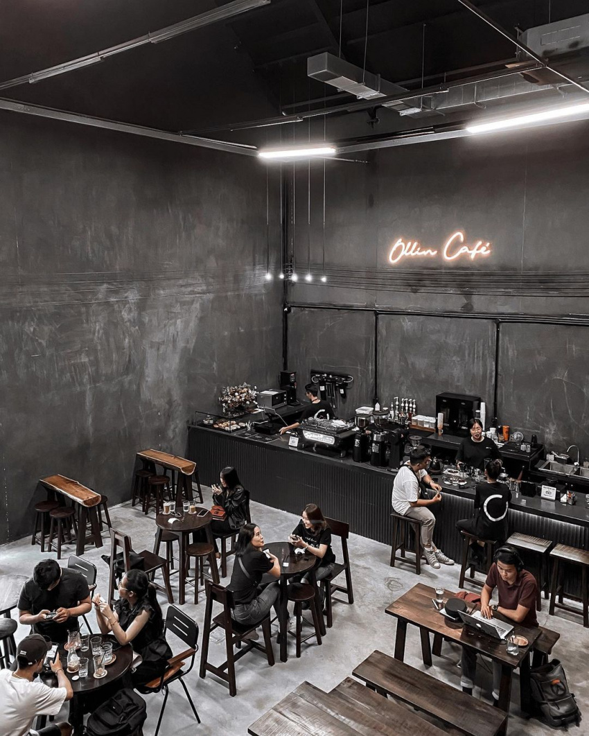 a beautiful cafe, coffee shop, nice cafe in saigon, 3 beautiful black coffee shops for people who like new things in saigon