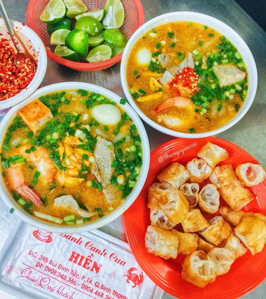 casual restaurant in saigon, crab cake soup, delicious crab cake soup in saigon, delicious restaurant in binh thanh district, good restaurant in saigon, saigon cuisine, saigon delicacies, 4 attractive, affordable crab noodle shops in binh thanh district