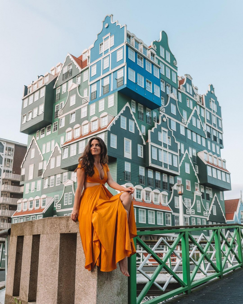 Unique hotel in the Netherlands, assembled from 70 different houses