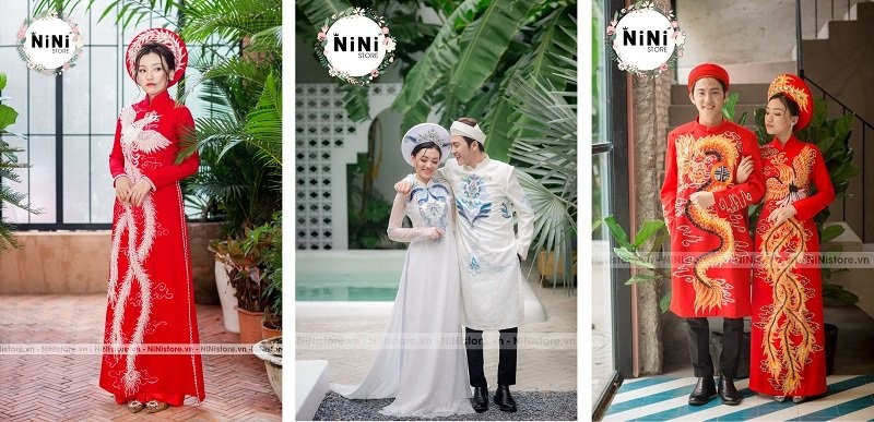 11 cửa hàng may đo áo dài cưới đẹp nhất tại tphcm