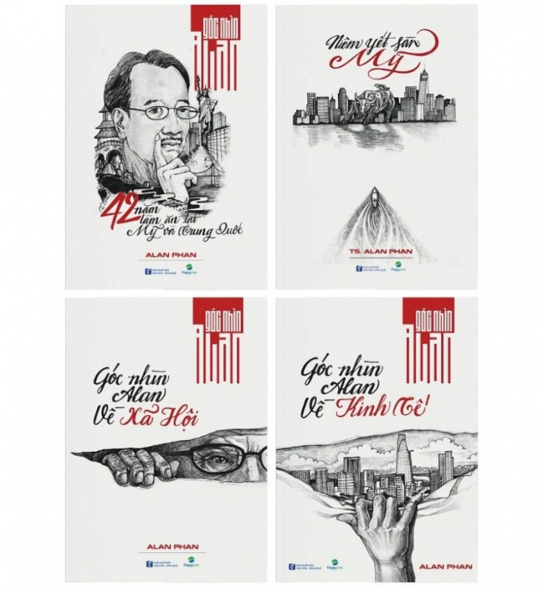 4 bộ sách của tiến sĩ Alan Phan được xuất bản tại Việt Nam