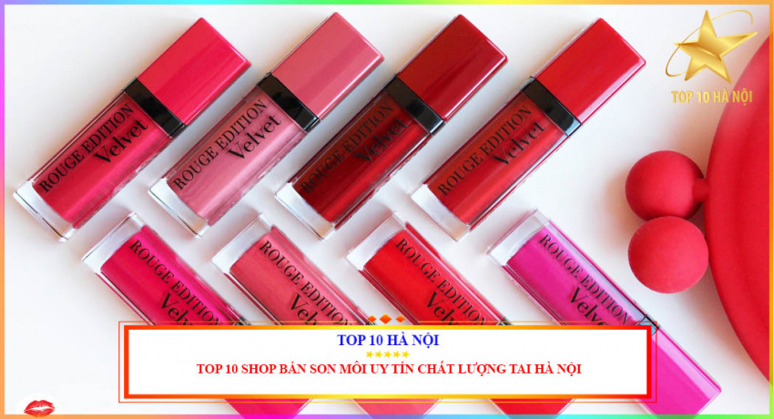 Top 10 Shop son môi uy tín chất lượng tại Hà Nội