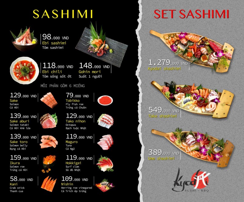 5 địa chỉ thưởng thức sushi ngon nhất tỉnh thừa thiên huế