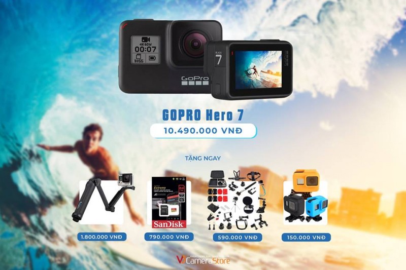 8 cửa hàng uy tín bán camera hành trình Gopro Hero và phụ kiện, đồ chơi tại Hà Nội