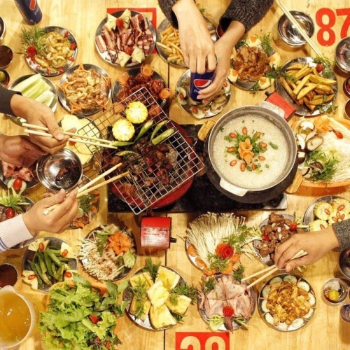 10 quán buffet nướng giá rẻ chỉ dưới 100.000 đồng tại hà nội