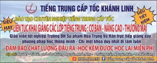 4 trung tâm dạy tiếng trung uy tín và chất lượng nhất bắc giang