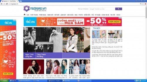 10 Trang web thông tin giải trí showbiz phổ biến nhất tại Việt Nam