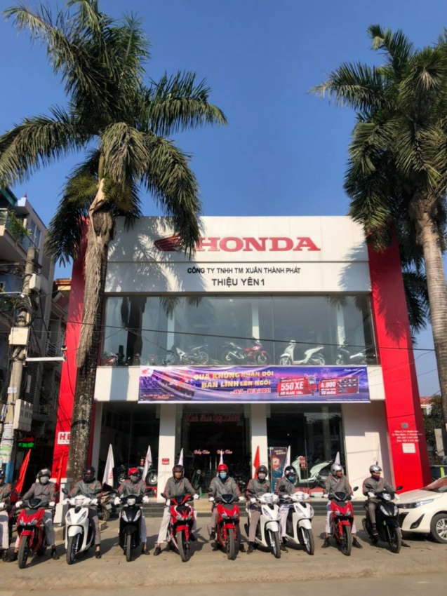 7 đại lý xe máy Honda uy tín và bán đúng giá nhất ở Thanh Hoá