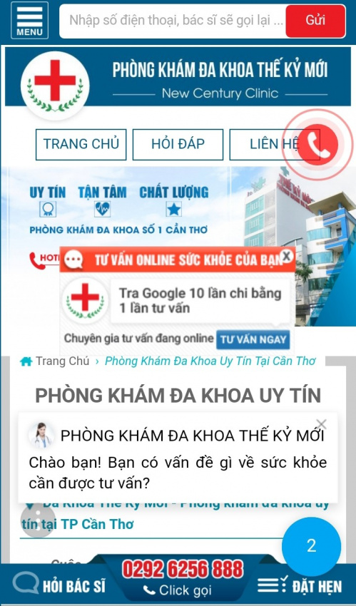 8 phòng khám nam khoa ở Cần Thơ uy tín và hiệu quả nhất