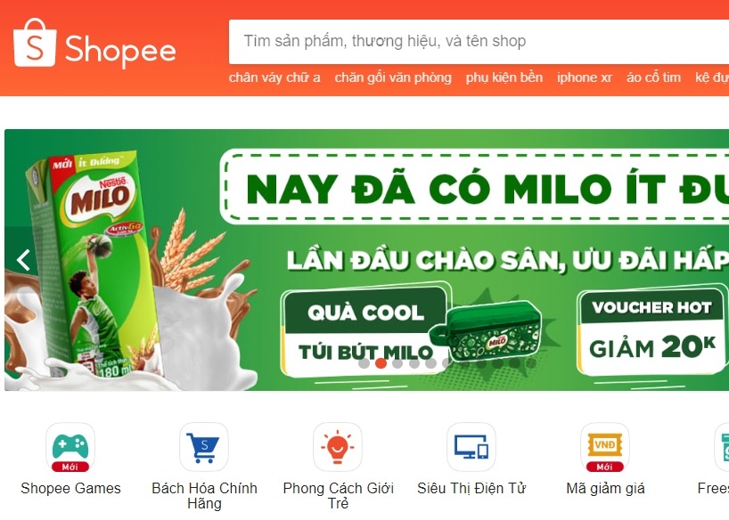 5 trang thương mại điện tử lớn nhất Việt Nam