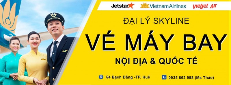 7 phòng vé, đại lý bán vé máy bay uy tín nhất tại huế