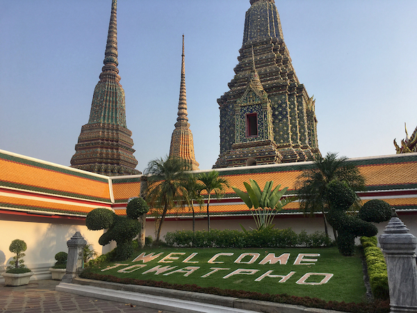 Chùa Wat Pho với tượng Phật nằm nổi tiếng Thái Lan
