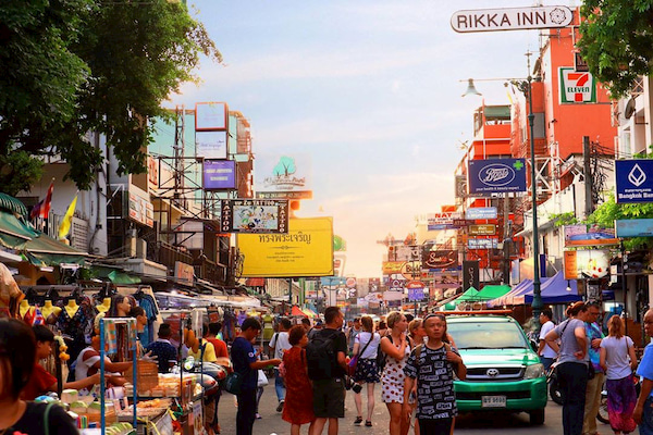 Phố đi bộ Khao San – Con đường nổi tiếng ở Bangkok