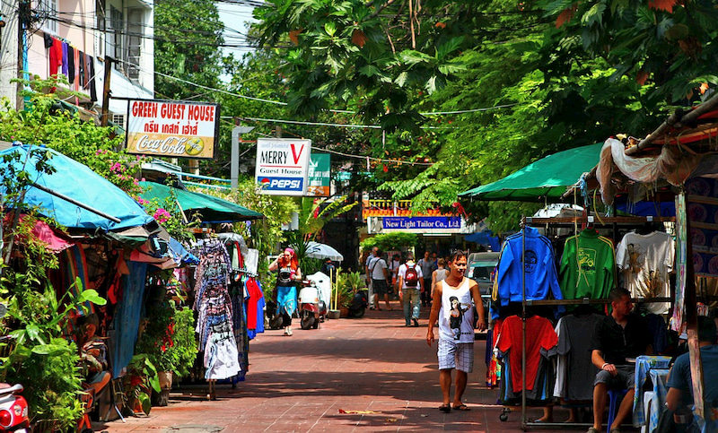 phố đi bộ khao san – con đường nổi tiếng ở bangkok