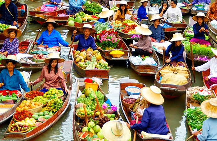5 chợ nổi ở bangkok khiến du khách quên lối về