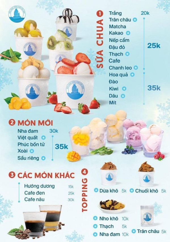 7 quán sữa chua trân châu ngon nhất quận hoàn kiếm, hà nội