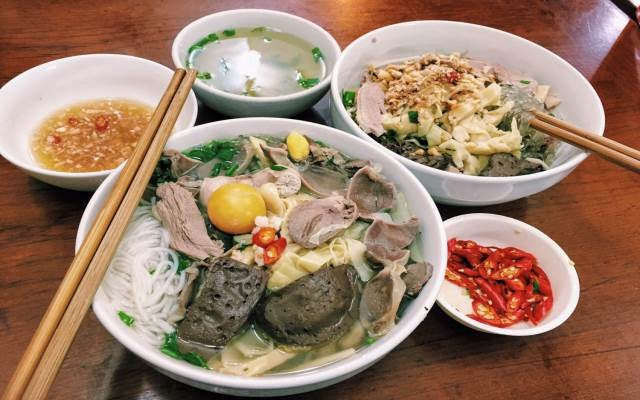 Top 10 best noodle shops in Hai Ba Trung district, Hanoi