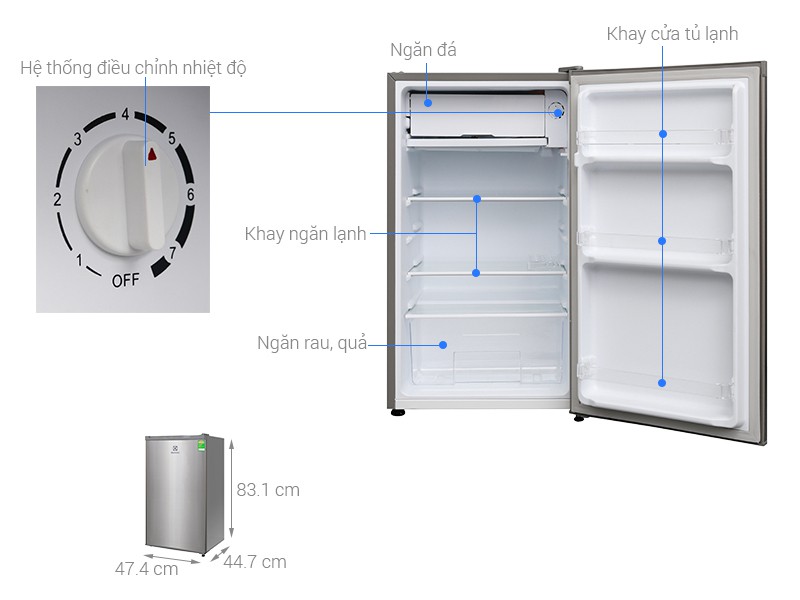 7 tủ lạnh mini giá rẻ hấp dẫn nhất sinh viên cũng có thể mua