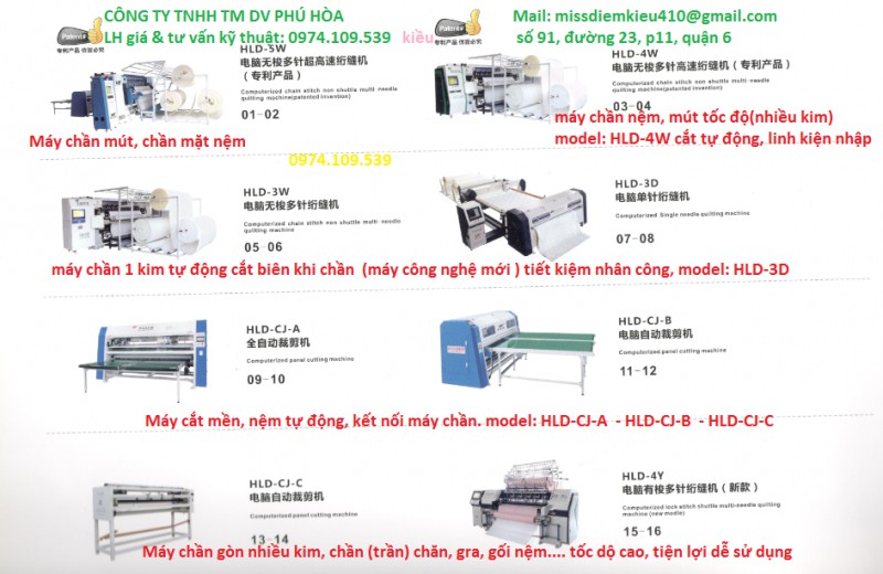 9 công ty cung cấp máy móc, thiết bị ngành may uy tín nhất Hồ Chí Minh