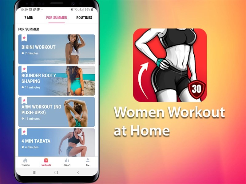 android,  10 ứng dụng tập gym, thể dục, đo calo tại nhà hiệu quả nhất