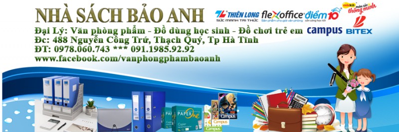 5 nhà sách được yêu thích nhất tỉnh hà tĩnh