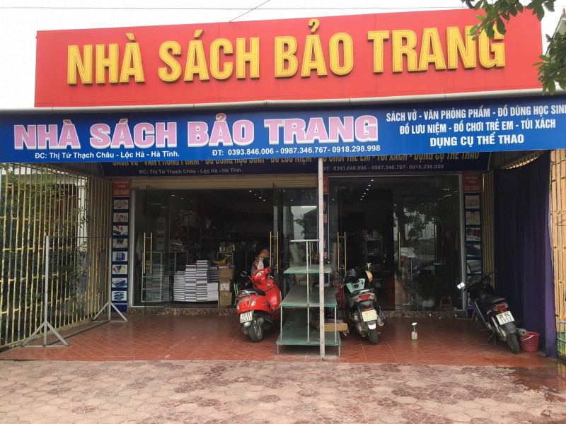 5 nhà sách được yêu thích nhất tỉnh hà tĩnh