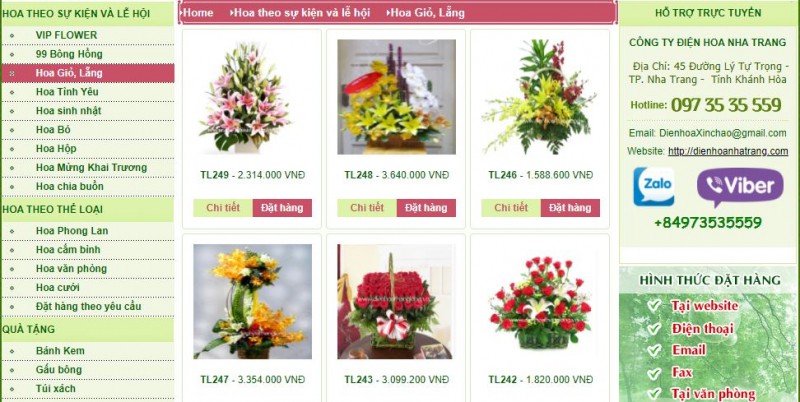 5 Dịch vụ điện hoa uy tín nhất tỉnh Khánh Hòa