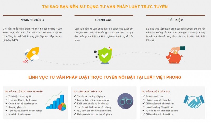 7 công ty tư vấn luật trực tuyến uy tín nhất tại việt nam