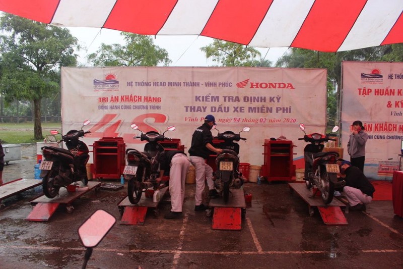 5 Trung tâm bảo dưỡng xe máy Honda uy tín nhất tỉnh Vĩnh Phúc