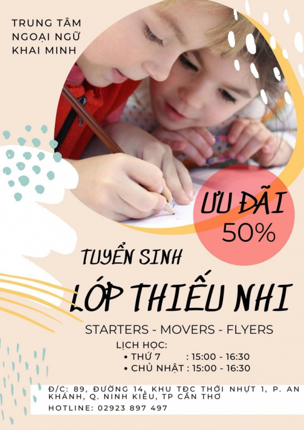 10 trung tâm tiếng anh trẻ em tốt nhất tại cần thơ