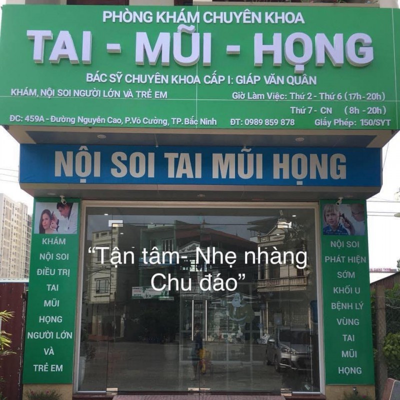 5 Phòng khám tai mũi họng uy tín nhất tỉnh Bắc Ninh
